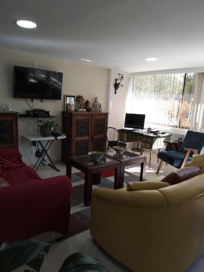 Charming Sunny Bedroom Overlooking Beautiful Amsterdam Avenue In Best Condesa Area Mexico City Ngoại thất bức ảnh
